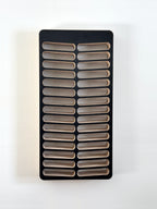 Birch Wood Black hair color storage organizer for Redken Shades EQ on white background