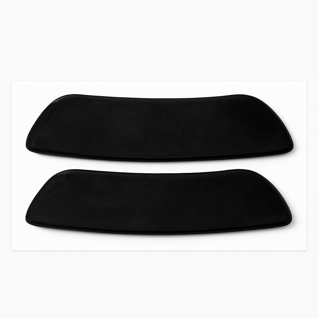 Black Mustache or Moustache mask seal for scuba diving on a white background