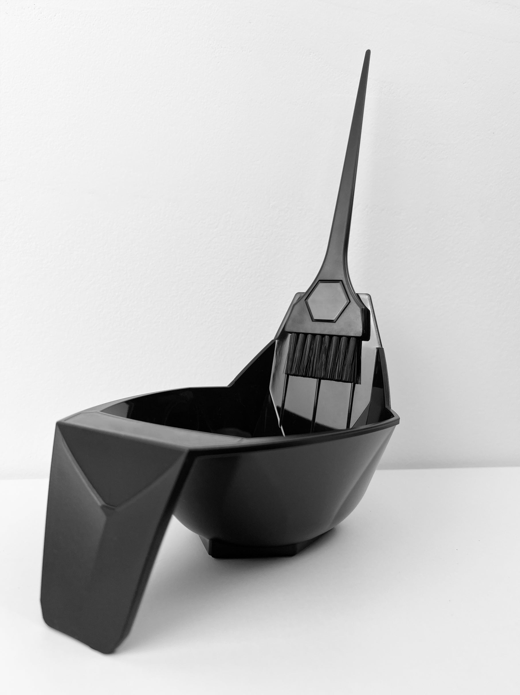 Professional Colorist Magnetic hair color bowl in black with white background